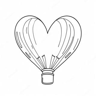 Heart Balloon Coloring Pages