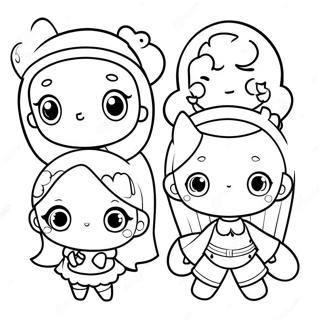 Gacha Club Coloring Pages