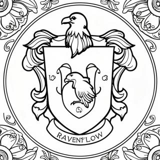 Ravenclaw Crest Coloring Page 26102-20616