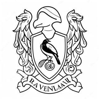 Ravenclaw House Colors Coloring Page 26103-20629