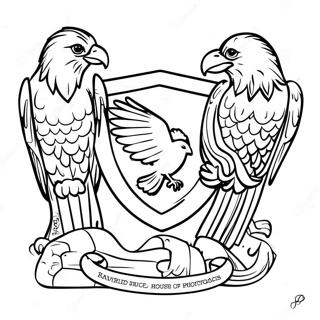 Ravenclaw House Colors Coloring Page 26103-20631