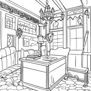 Ravenclaw House Colors Coloring Page 26103-20632