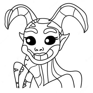 Siren Head Coloring Pages