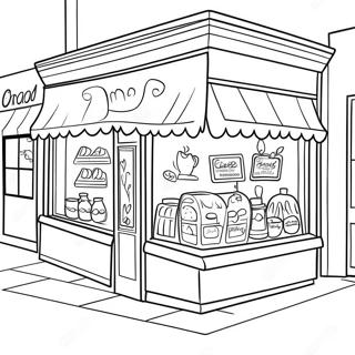 Shops Coloring Page 26174-20682