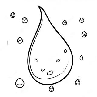 Raindrop Coloring Pages