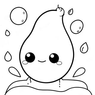 Raindrop Coloring Pages