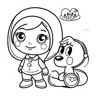 Mila And Morphle Coloring Page 26244-20735