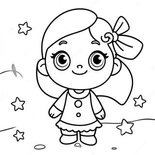 Mila With Colorful Morphle Coloring Page 26245-20745