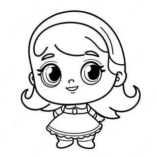 Mila With Colorful Morphle Coloring Page 26245-20746