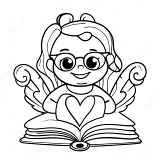 I Love Reading Coloring Page 26274-20756