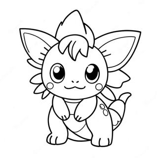 Vaporeon Boyama Sayfaları