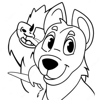 Balto And Jenna Adventure Coloring Page 26315-20789