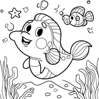 Sebastian Singing Under The Sea Coloring Page 26335-20812