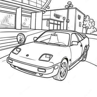 Nissan Coloring Page 26384-20856