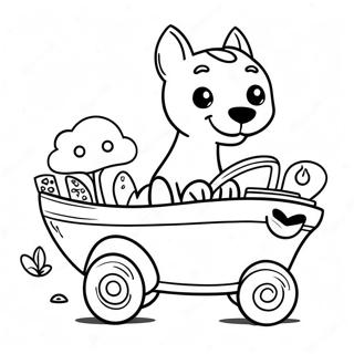 Exciting Go Dog Go Adventure Coloring Page 26425-20879