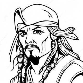 Jack Sparrow Avontuurlijke Kleurplaat 26455-20920