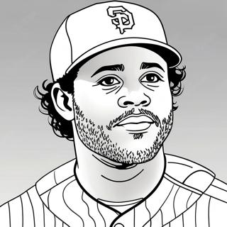 Fernando Tatis Jr Coloring Pages