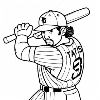 Fernando Tatis Jr Coloring Pages