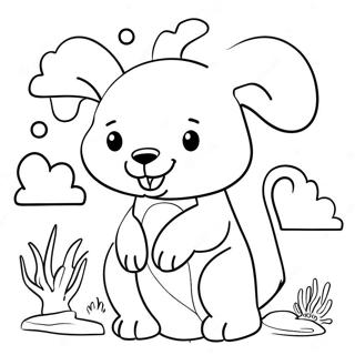 Colorful Animal Themed Coloring Page 26475-20926