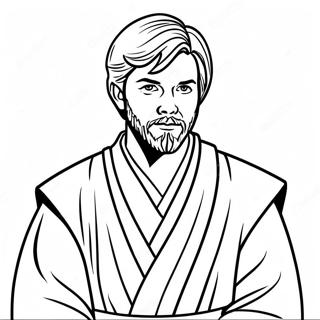 Nuori Obi Wan Kenobi Värityssivu 26505-20956