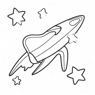 Shooting Star Coloring Pages