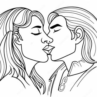 Kiss Coloring Page 26524-20959