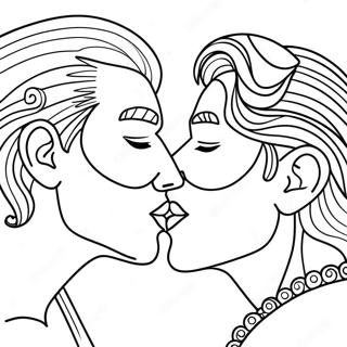 Kiss Coloring Page 26524-20960