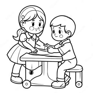 Big Sister Coloring Pages