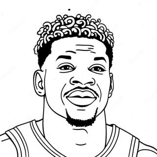 Jimmy Butler Coloring Page 26624-21047