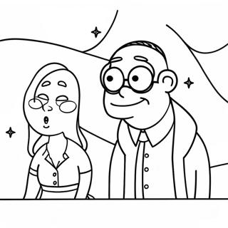 American Dad Coloring Pages