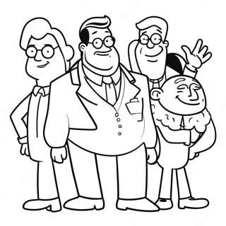 American Dad Coloring Pages