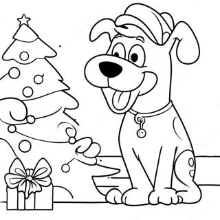 Scooby Doo Christmas Adventure Coloring Page 26684-21081