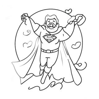 Super Dad Coloring Pages