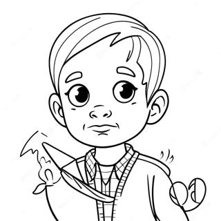 Prodigy Character In Action Coloring Page 2671-2127