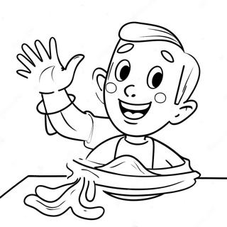 Hand Washing Fun Coloring Page 26724-21131