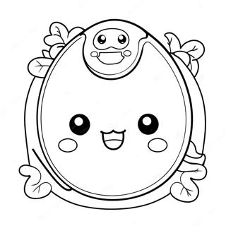 Tamagotchi Boyama Sayfaları