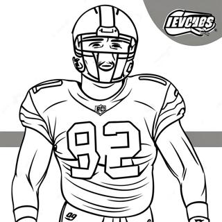 Travis Kelce Coloring Pages