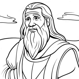 Moses Coloring Pages