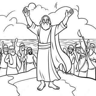 Moses Coloring Pages