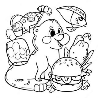 Food Chain Coloring Pages