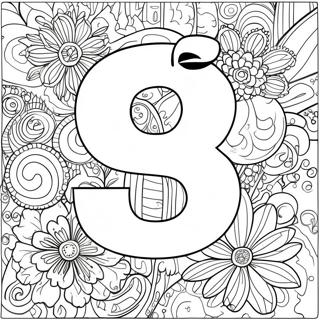 Number 9 Coloring Pages