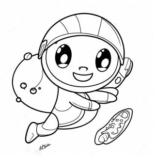 Vini Jr Coloring Pages