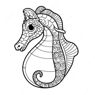 Seahorse Coloring Pages