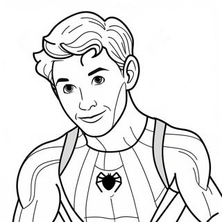 Tom Holland Coloring Page 26914-21275