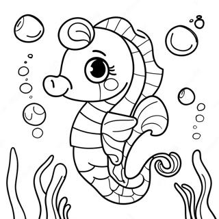 Seahorse Coloring Pages