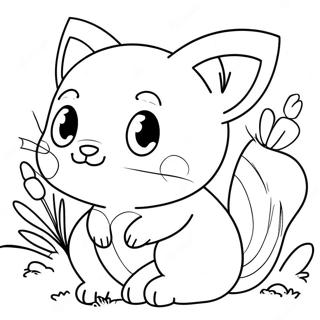 Anime Animals Coloring Page 26924-21297