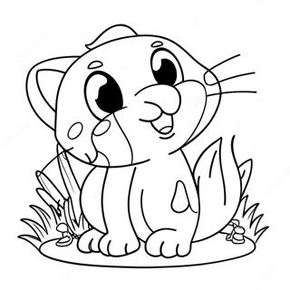 Anime Animals Coloring Page 26924-21298