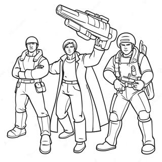 Apex Characters In Action Coloring Page 26945-21312