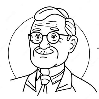 Happy Fathers Day Grandpa Coloring Pages