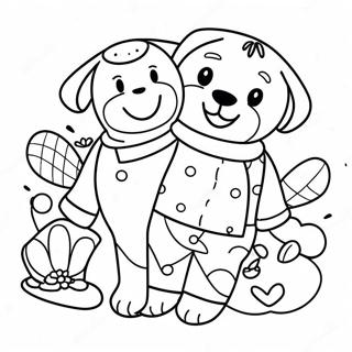 Pajama Coloring Page 27014-21350